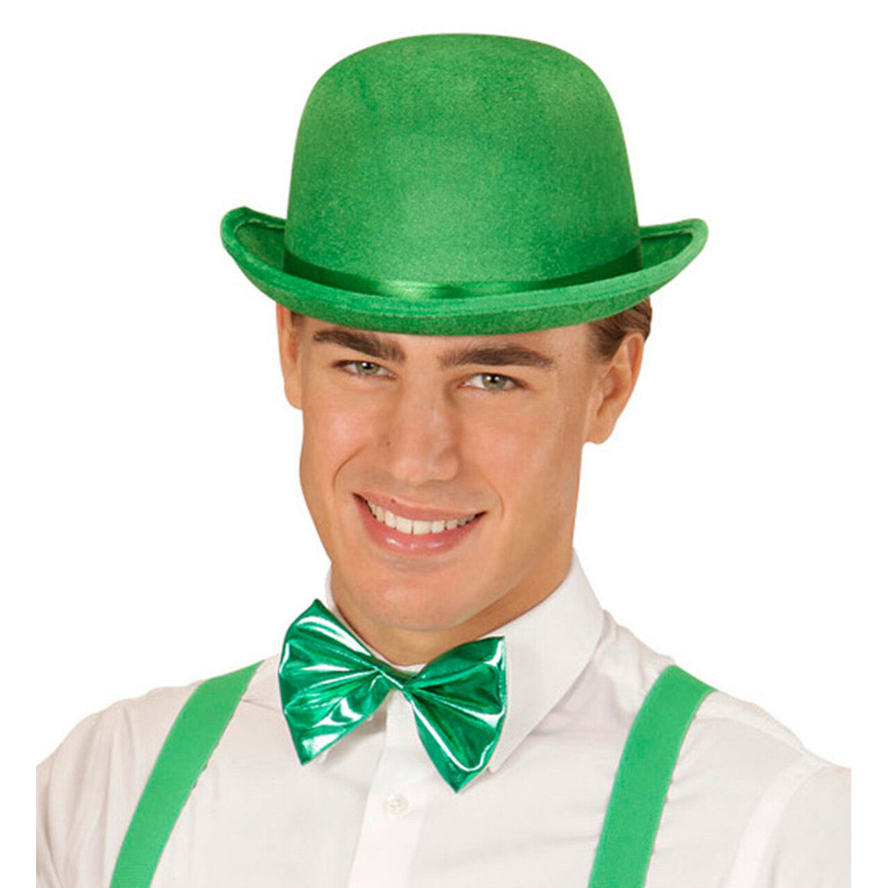 Op deze afbeelding zie je een Accessoires, van het merk Widmann. Ierse Bolhoed St.patrick