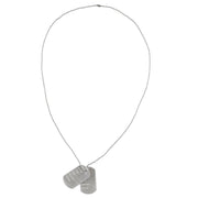 Op deze afbeelding zie je een Accessoires, van het merk Widmann. Us Marine Dog Tag Aan Ketting