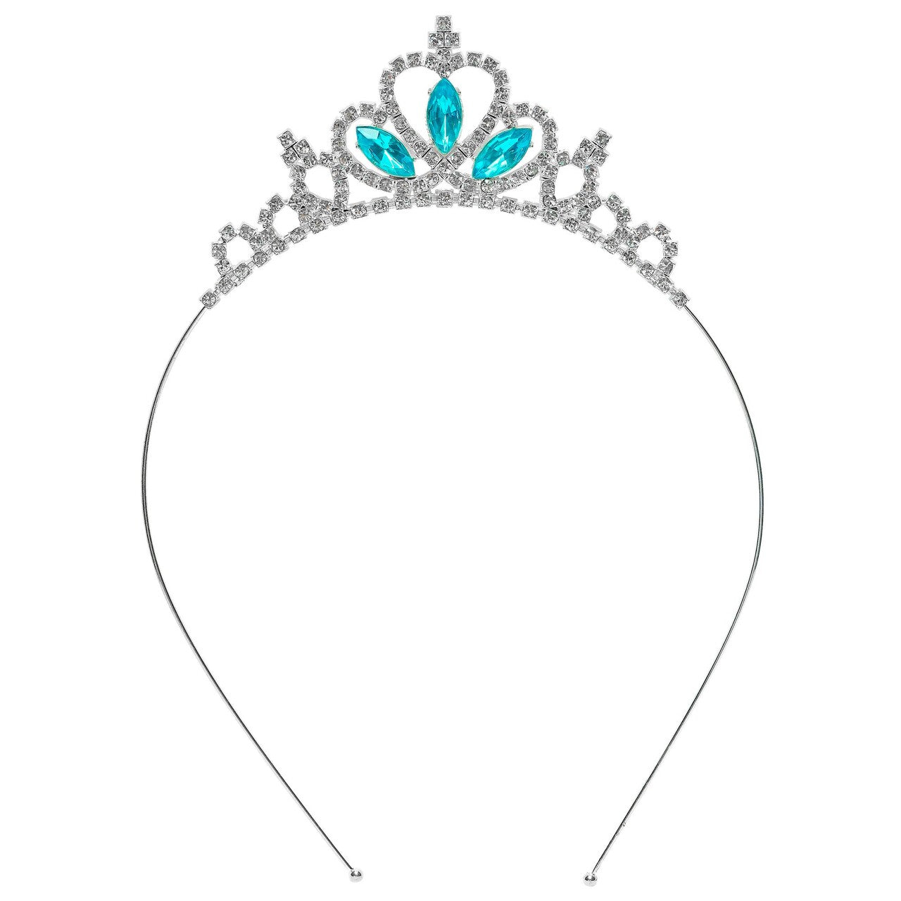 Op deze afbeelding zie je een Accessoires, van het merk Widmann. Blue Ice Princess Kind Tiara