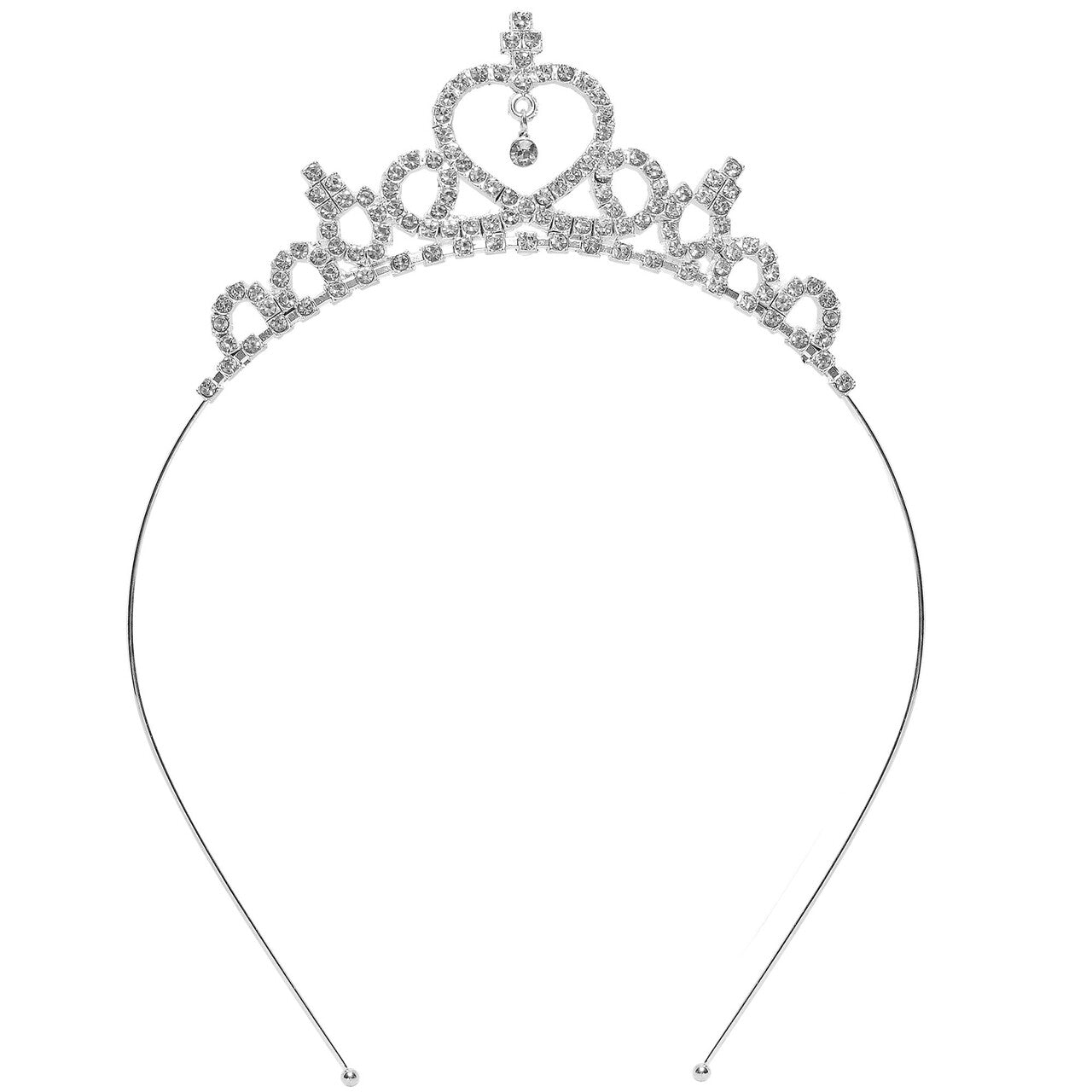 Op deze afbeelding zie je een Accessoires, van het merk Widmann. Diamond Queen Tiara Kind