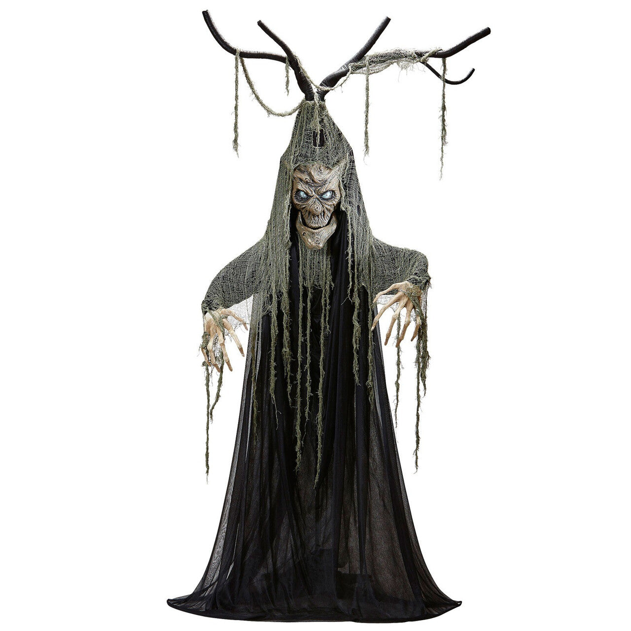 Op deze afbeelding zie je een Decoratie, van het merk Widmann. Coole Pratende Behekste Halloween Boom