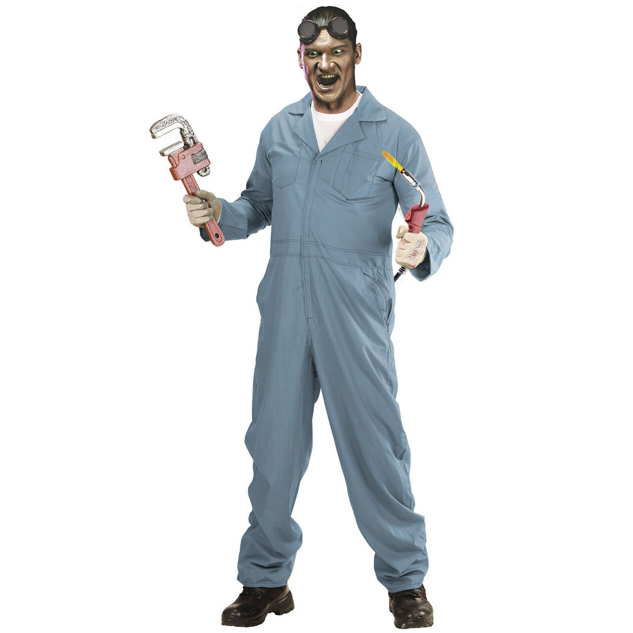 Op deze afbeelding zie je een Kostuums, van het merk Widmann. Mr Plumbing Loodgieter Man Kostuum