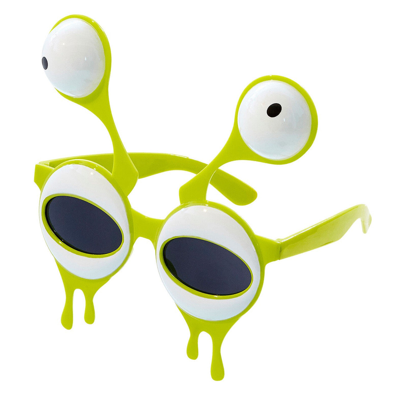 Op deze afbeelding zie je een Accessoires, van het merk Widmann. Space Bril, Alien Met Dubbele Ogen