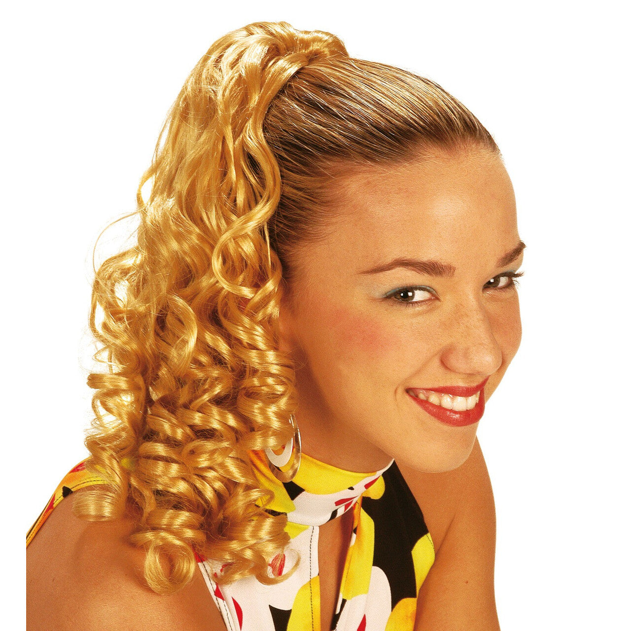 Op deze afbeelding zie je een Accessoires, van het merk Widmann. Opgestoken Haar Extentie Rachel, Blond