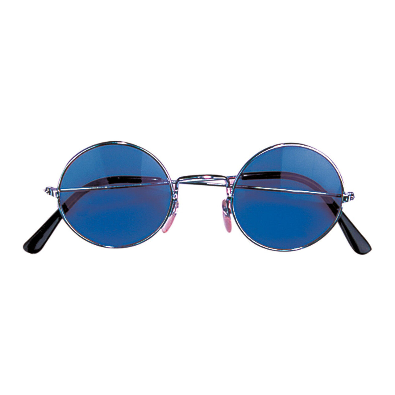 Op deze afbeelding zie je een Accessoires, van het merk Widmann. Freaky Bril, Hippie Blauw Glas