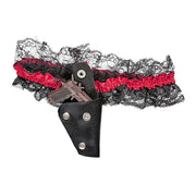 Op deze afbeelding zie je een Accessoires, van het merk Widmann. Sexy Pistool Kousenband