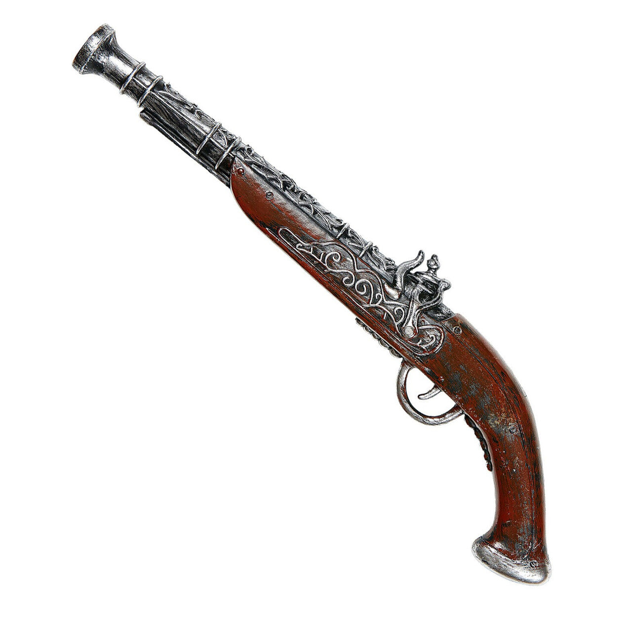 Op deze afbeelding zie je een Accessoires, van het merk Widmann. Swashbuckler Piraten Pistool Antiek
