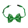 Groen Bling Pailletten Strikje Met Licht, Groen