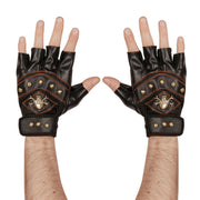 Op deze afbeelding zie je een Accessoires, van het merk Widmann. Rocker Vingerloze Handschoen Met Nagels