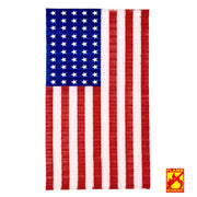 Op deze afbeelding zie je een Decoratie, van het merk Widmann. Geplooide Vlag USA 68x122cm