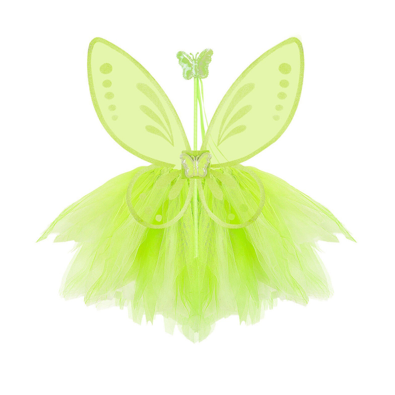 Op deze afbeelding zie je een Accessoires, van het merk Widmann. Magische Fee Groen