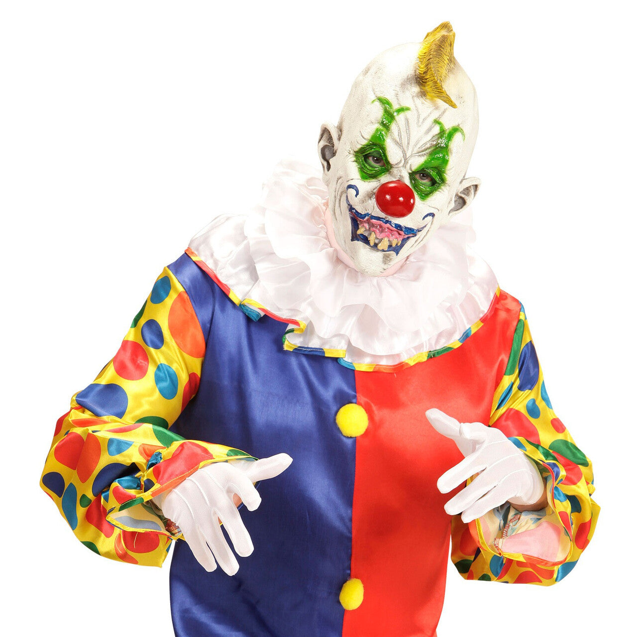 Op deze afbeelding zie je een Accessoires, van het merk Widmann. Crazy Keessie Masker Enge Gekke Clown