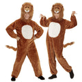 Combinaison Lion Peluche Marron Costume