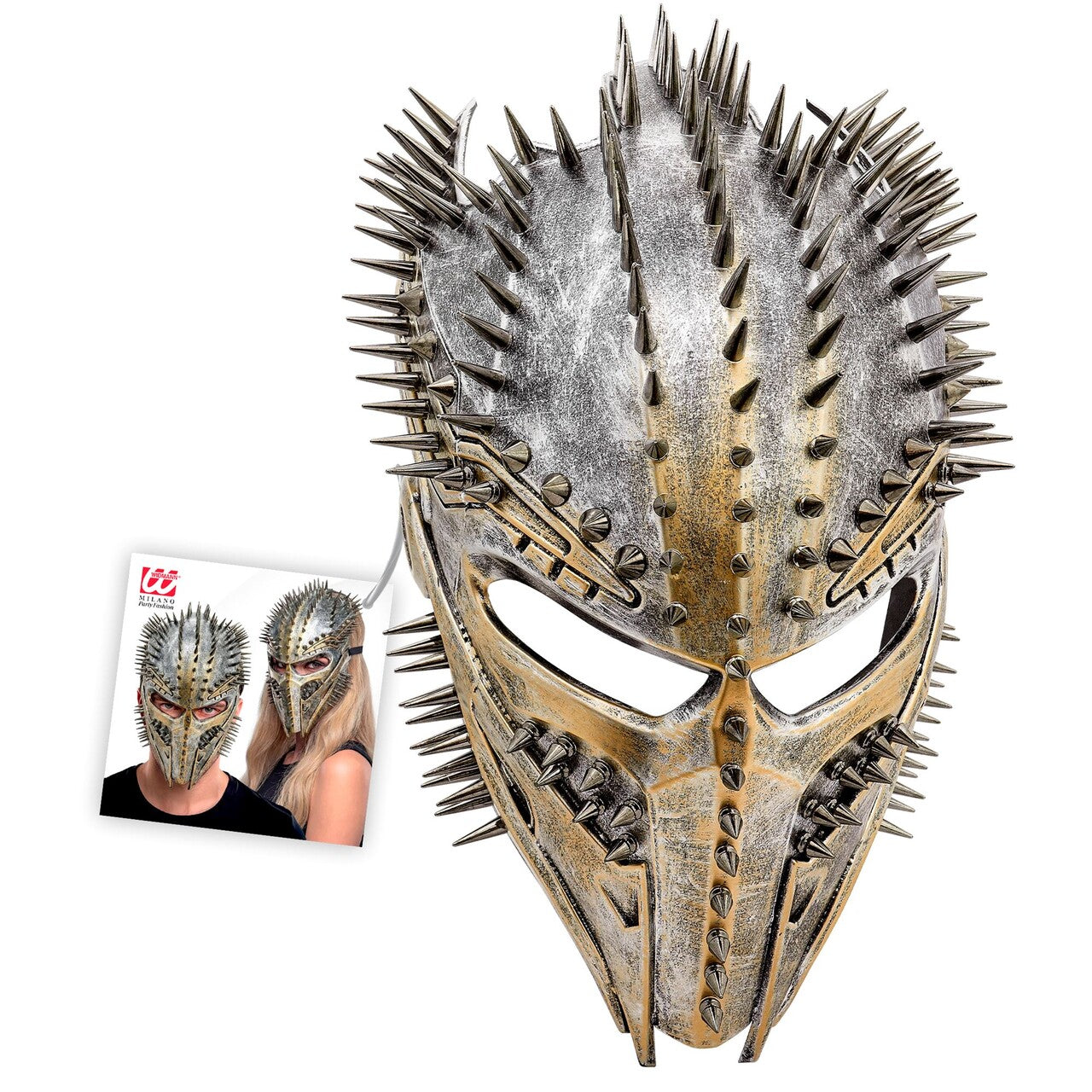 Op deze afbeelding zie je een Accessoires, van het merk Widmann. Masker Prikkelbare Strijder