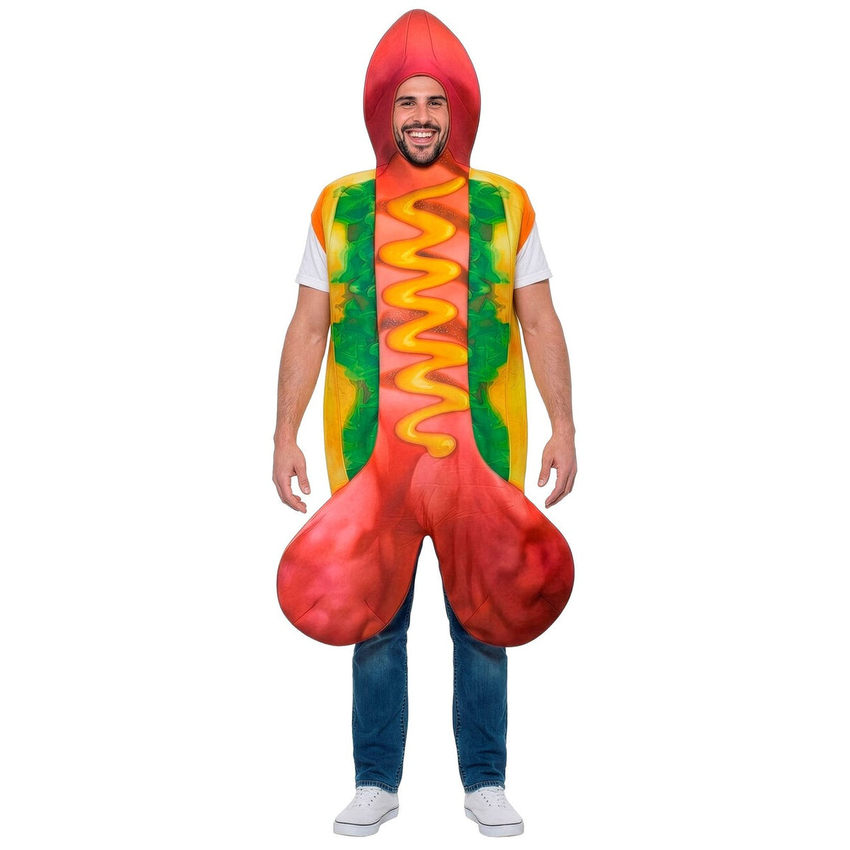 Op deze afbeelding zie je een Kostuums, van het merk Widmann. Lekkere Hot Cock Man Kostuum
