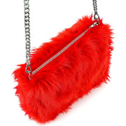 Op deze afbeelding zie je een Accessoires, van het merk Widmann. Zachte Pluche Hand Tas Rood