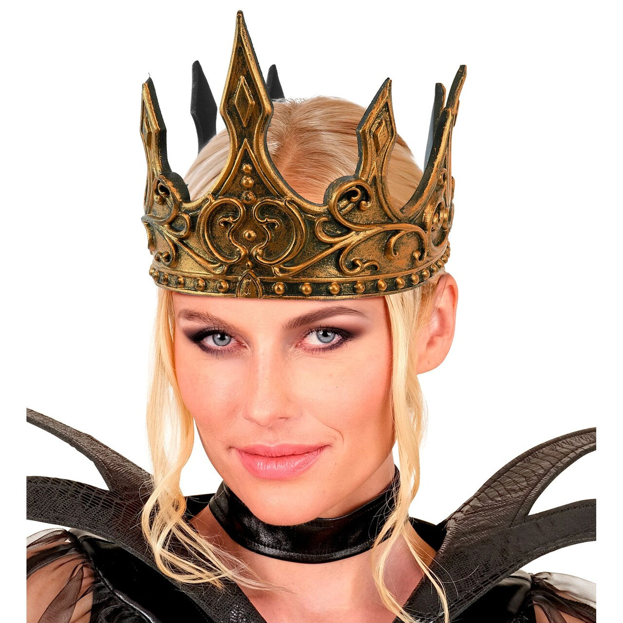 Op deze afbeelding zie je een Accessoires, van het merk Widmann. Historische Gouden Koningskroon