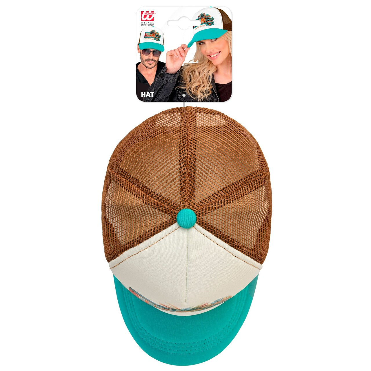 Op deze afbeelding zie je een Accessoires, van het merk Widmann. Summer Party Tiki Pet