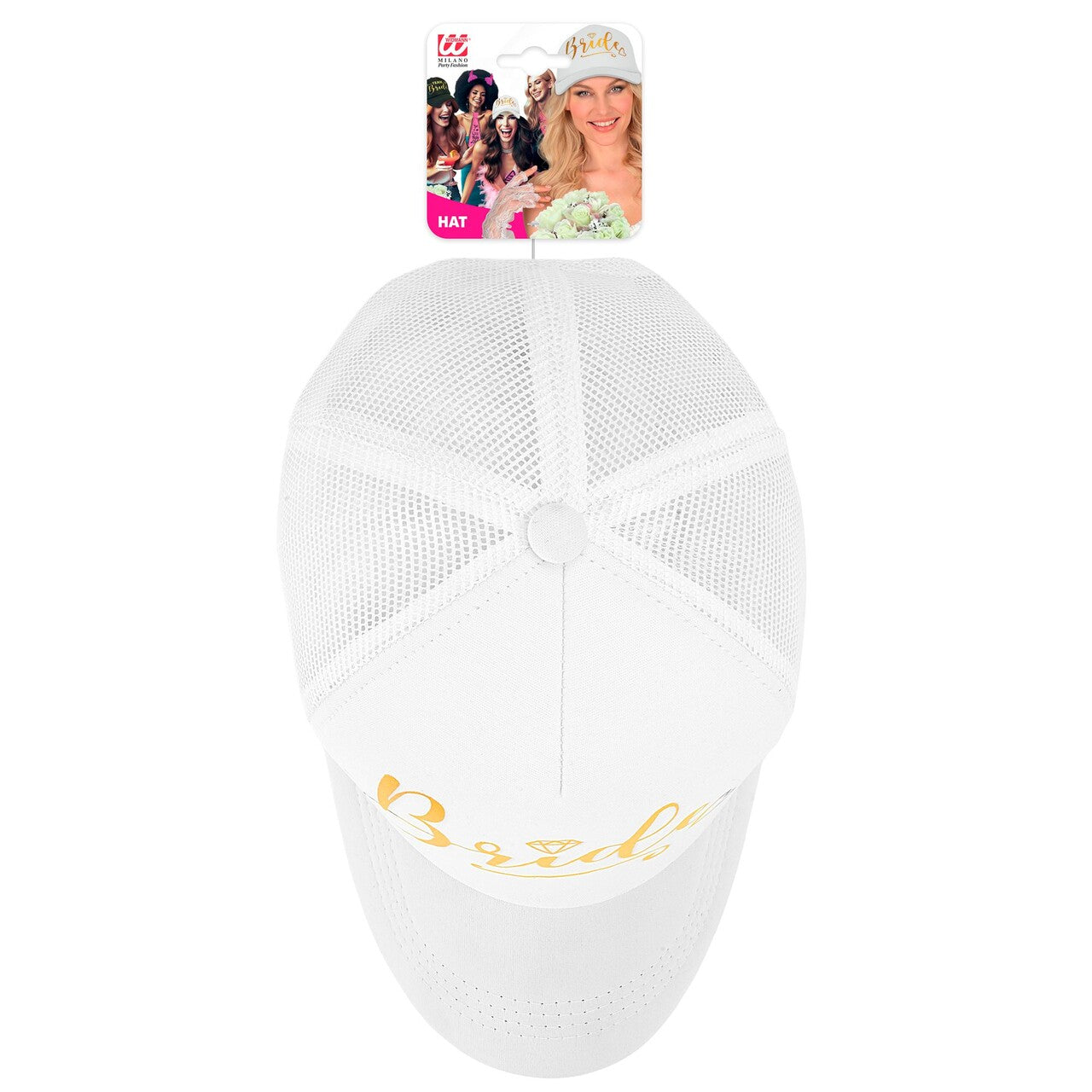 Op deze afbeelding zie je een Accessoires, van het merk Widmann. Team Bride Pet Wit