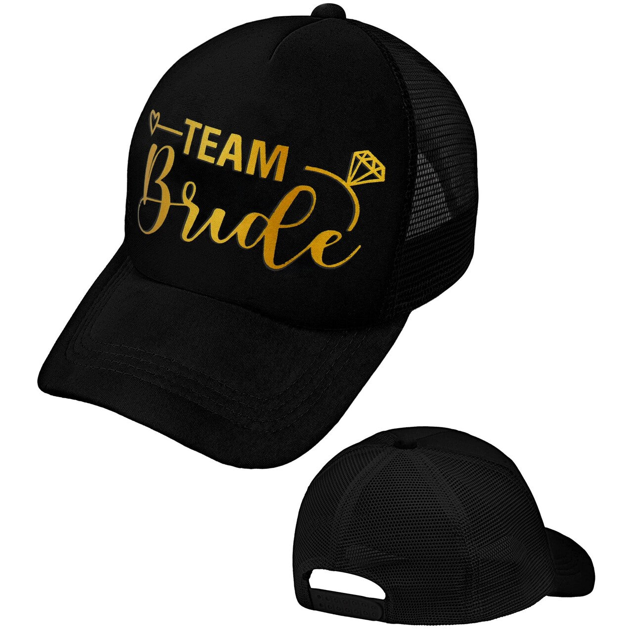 Op deze afbeelding zie je een Accessoires, van het merk Widmann. Team Bride Pet Zwart