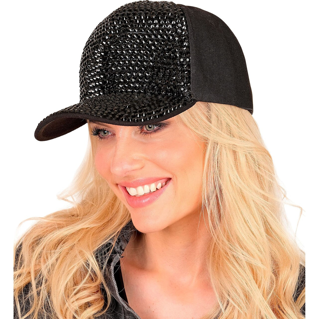 Op deze afbeelding zie je een Accessoires, van het merk Widmann. Zwarte Strass Pet