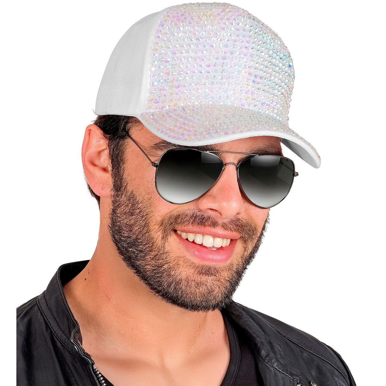Op deze afbeelding zie je een Accessoires, van het merk Widmann. Parelmoer Strass Pet
