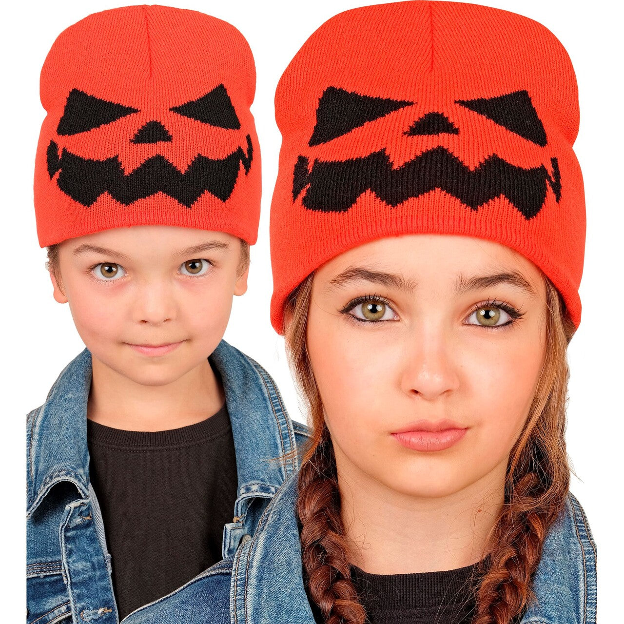 Op deze afbeelding zie je een Accessoires, van het merk Widmann. Pompoen Beanie