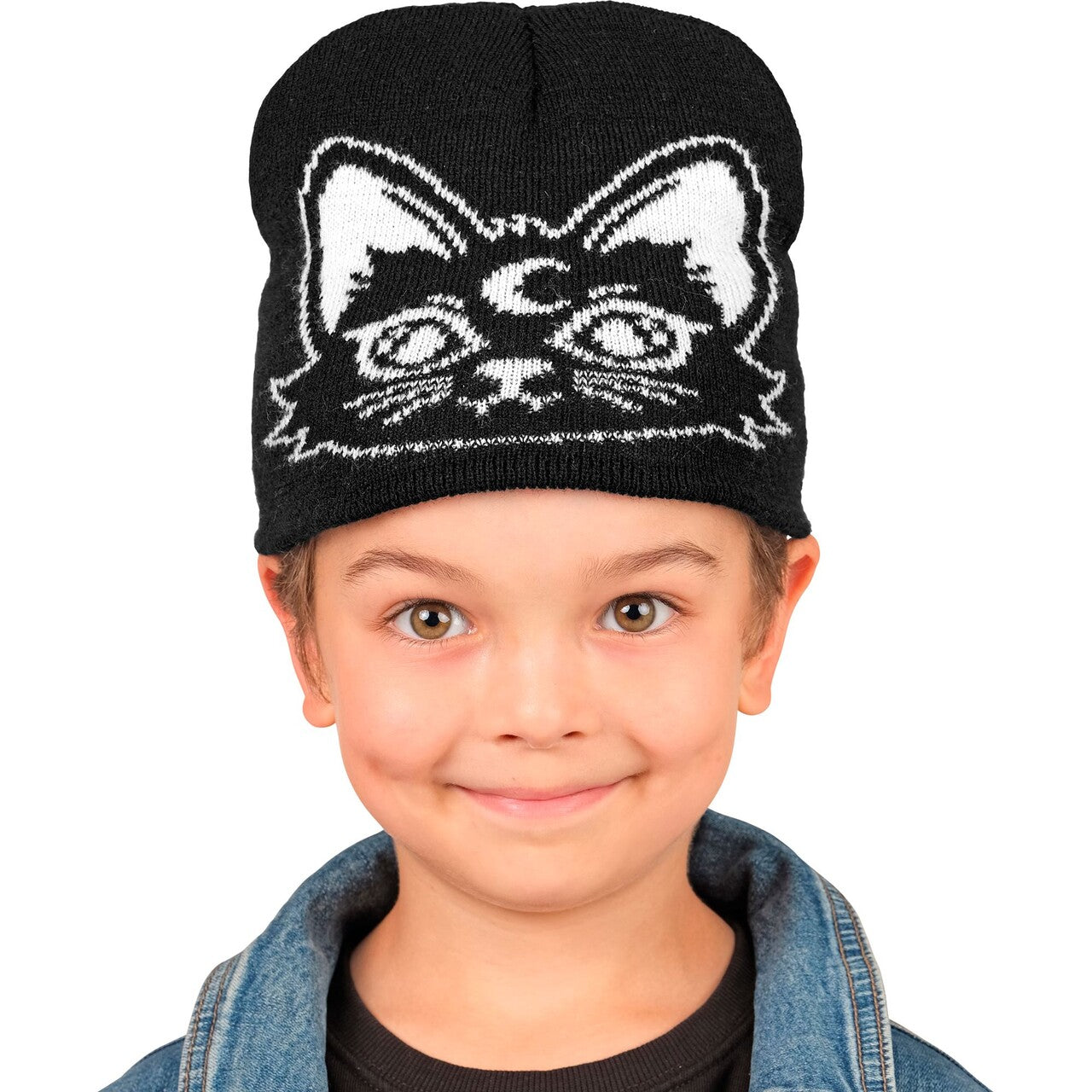 Op deze afbeelding zie je een Accessoires, van het merk Widmann. Katten Beanie