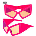Cat Eye Bril Neon Roze