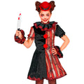 Kwaadaardige Clown Meisje Kostuum