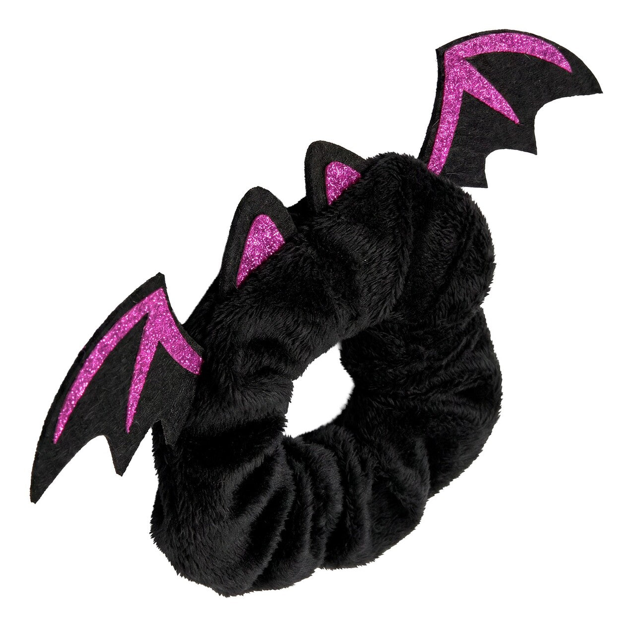Op deze afbeelding zie je een Accessoires, van het merk Widmann. Scrunchie Vleermuis