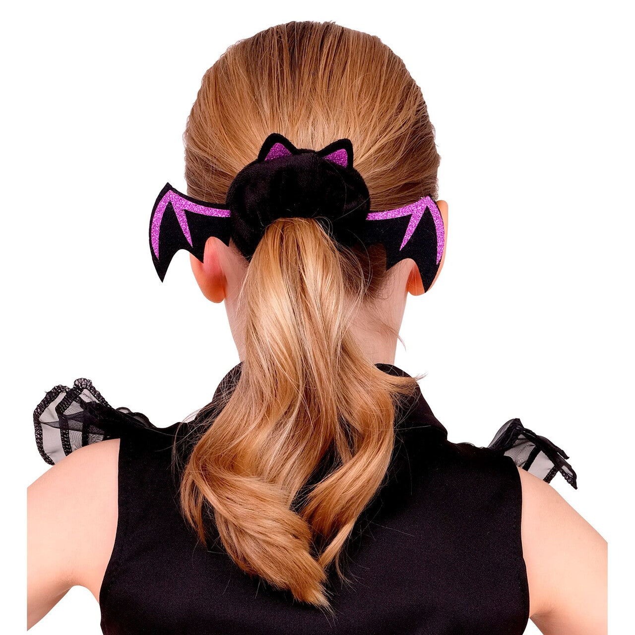 Op deze afbeelding zie je een Accessoires, van het merk Widmann. Scrunchie Vleermuis