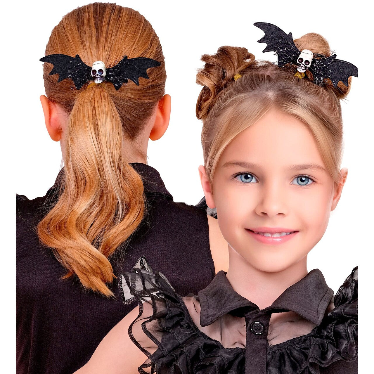 Op deze afbeelding zie je een Accessoires, van het merk Widmann. Griezelige Vleermuis Haarclip