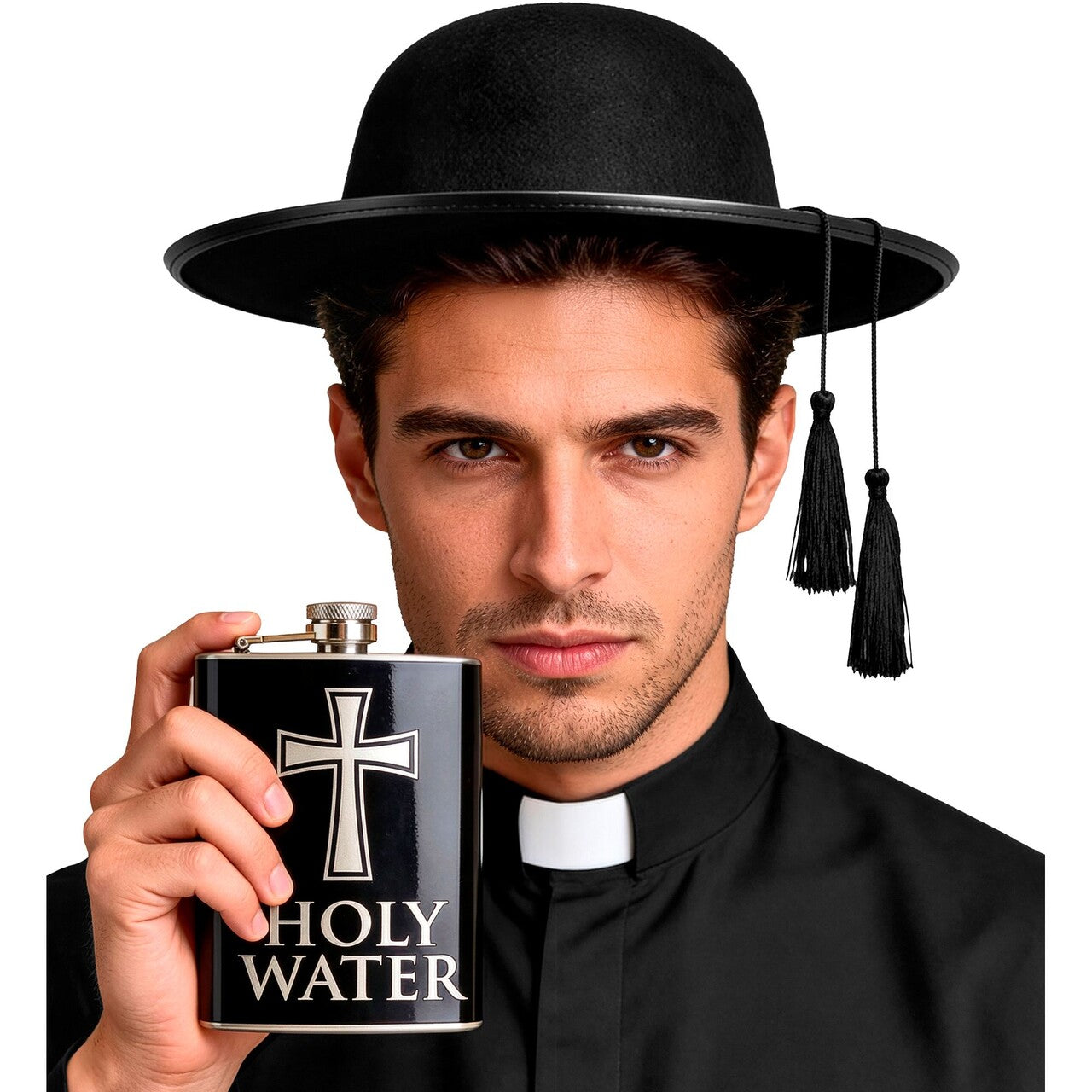 Op deze afbeelding zie je een Accessoires, van het merk Widmann. Holy Water Fles