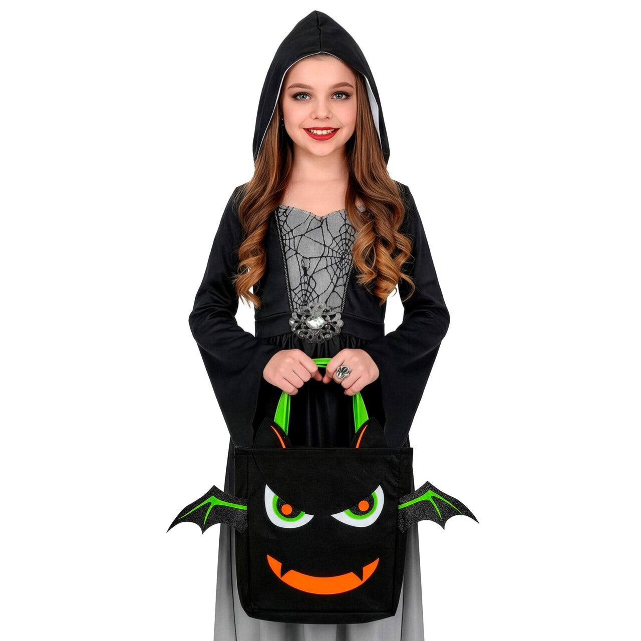 Op deze afbeelding zie je een Accessoires, van het merk Widmann. Trick Or Treat Vleermuis Tas