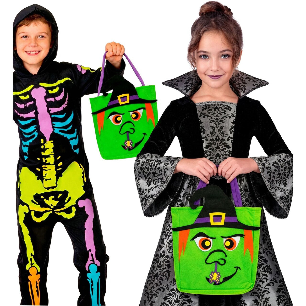 Op deze afbeelding zie je een Accessoires, van het merk Widmann. Trick Or Treat Heksen Tas