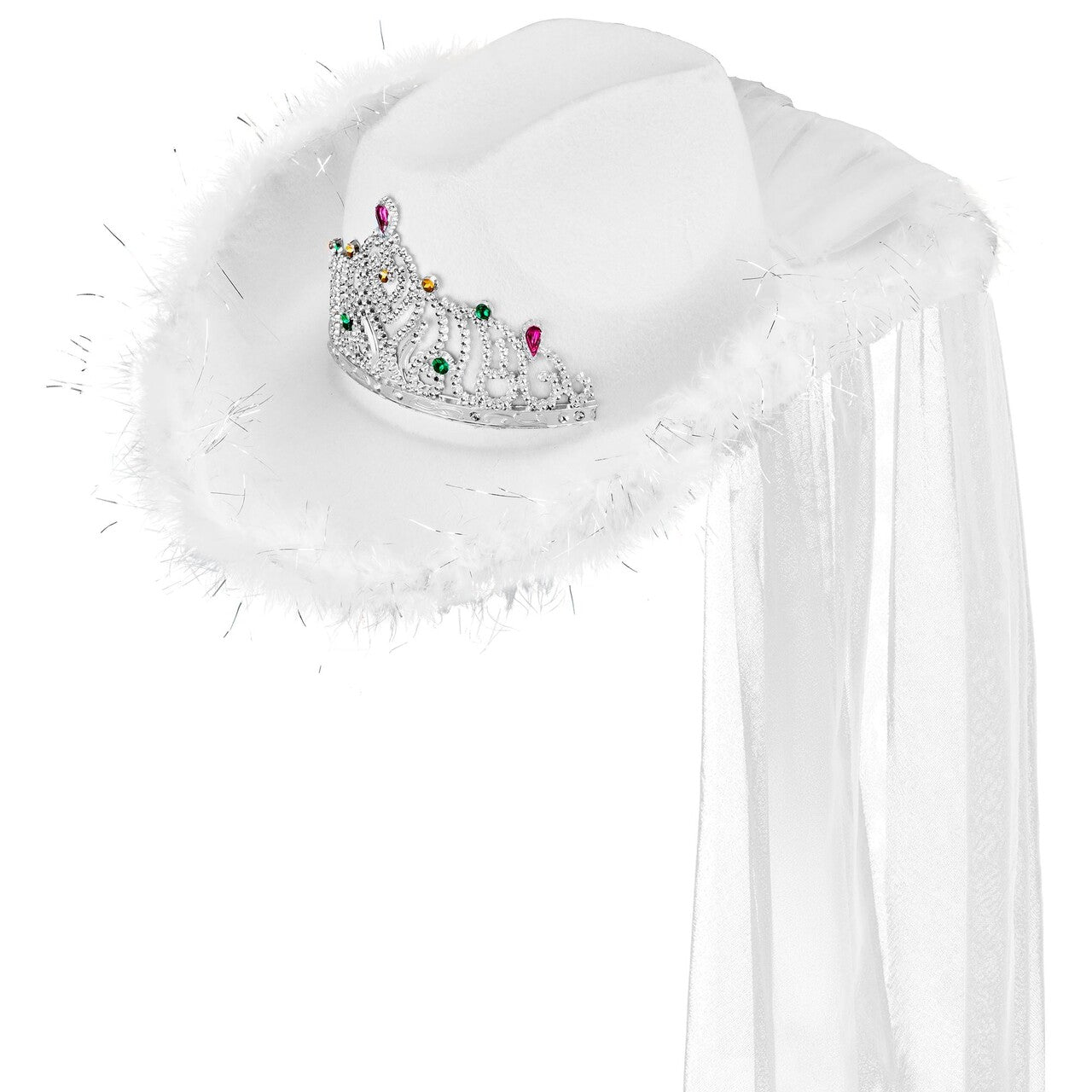 Op deze afbeelding zie je een Accessoires, van het merk Widmann. Bride To Be Cowboyhoed