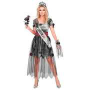 Op deze afbeelding zie je een Kostuums, van het merk Widmann. Zombie Prom Queen Vrouw Kostuum