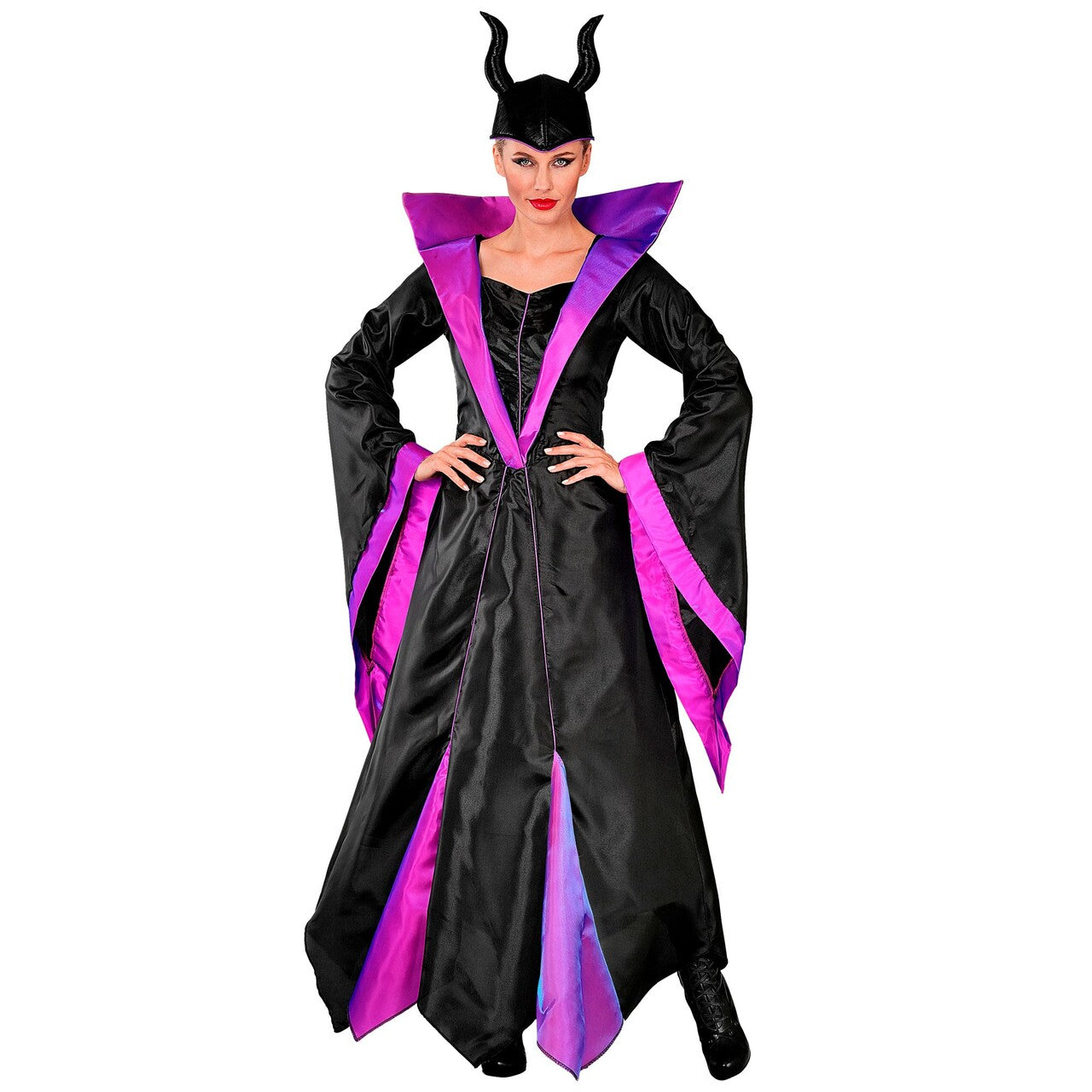 Op deze afbeelding zie je een Kostuums, van het merk Widmann. Malefica De Boze Fee Vrouw Kostuum