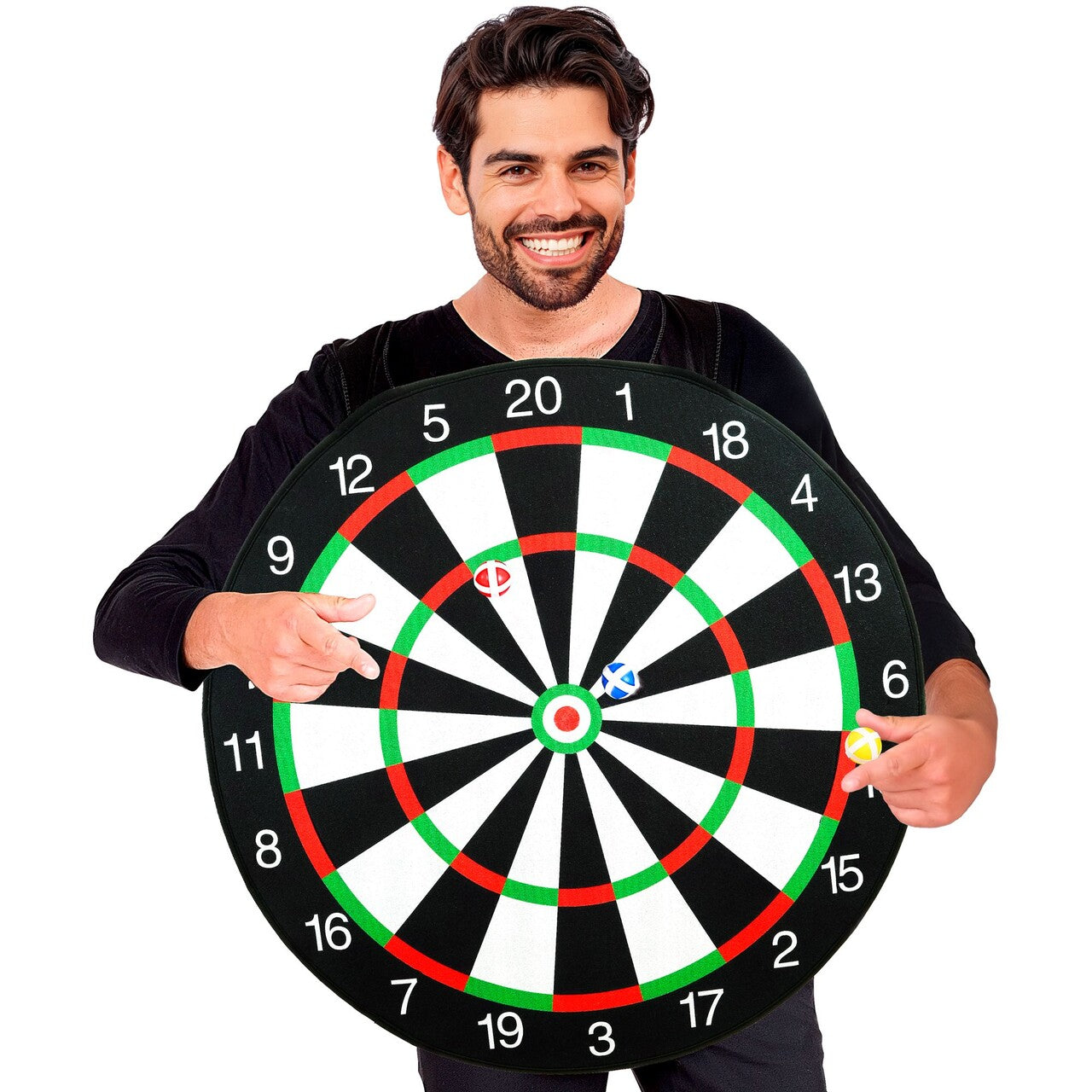 Op deze afbeelding zie je een Kostuums, van het merk Widmann. Dartbord Game On! Kostuum