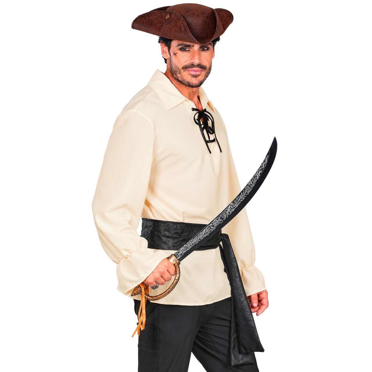 Op deze afbeelding zie je een Kostuums, van het merk Widmann. Piratenblouse Classic Man