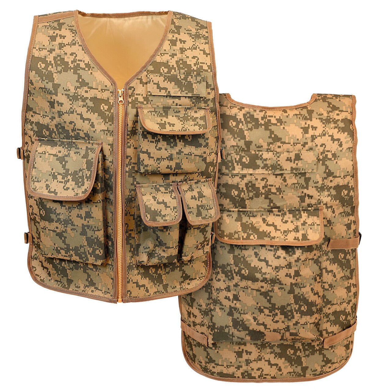 Op deze afbeelding zie je een Kostuums, van het merk Widmann. Camo Commando Vest
