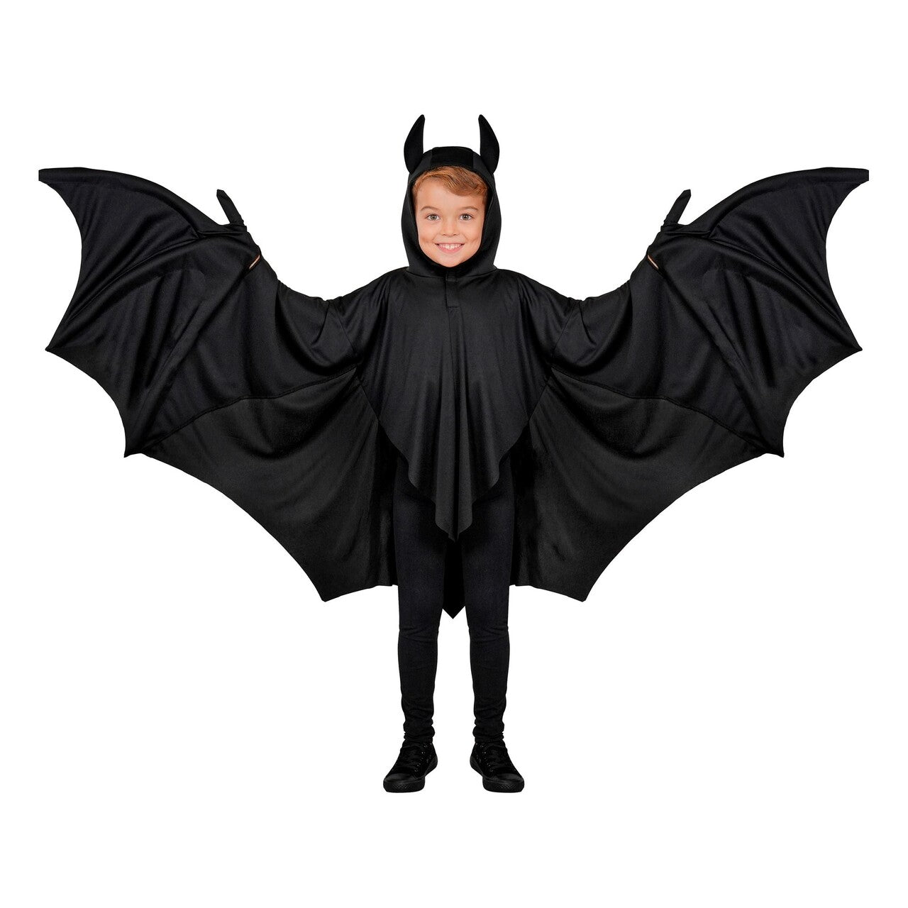 Op deze afbeelding zie je een Kostuums, van het merk Widmann. Nightwing Vleermuis Kind Kostuum