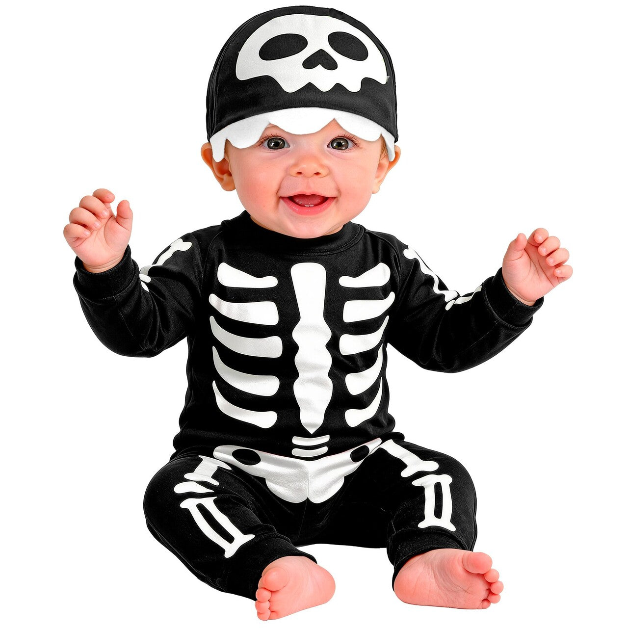 Op deze afbeelding zie je een Kostuums, van het merk Widmann. Baby Boo Kind Kostuum
