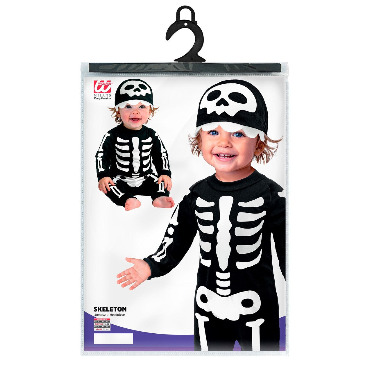 Op deze afbeelding zie je een Kostuums, van het merk Widmann. Baby Boo Kind Kostuum