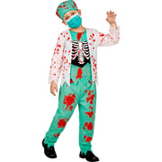 Op deze afbeelding zie je een Kostuums, van het merk Widmann. Zombie Dokter Jongen Kostuum