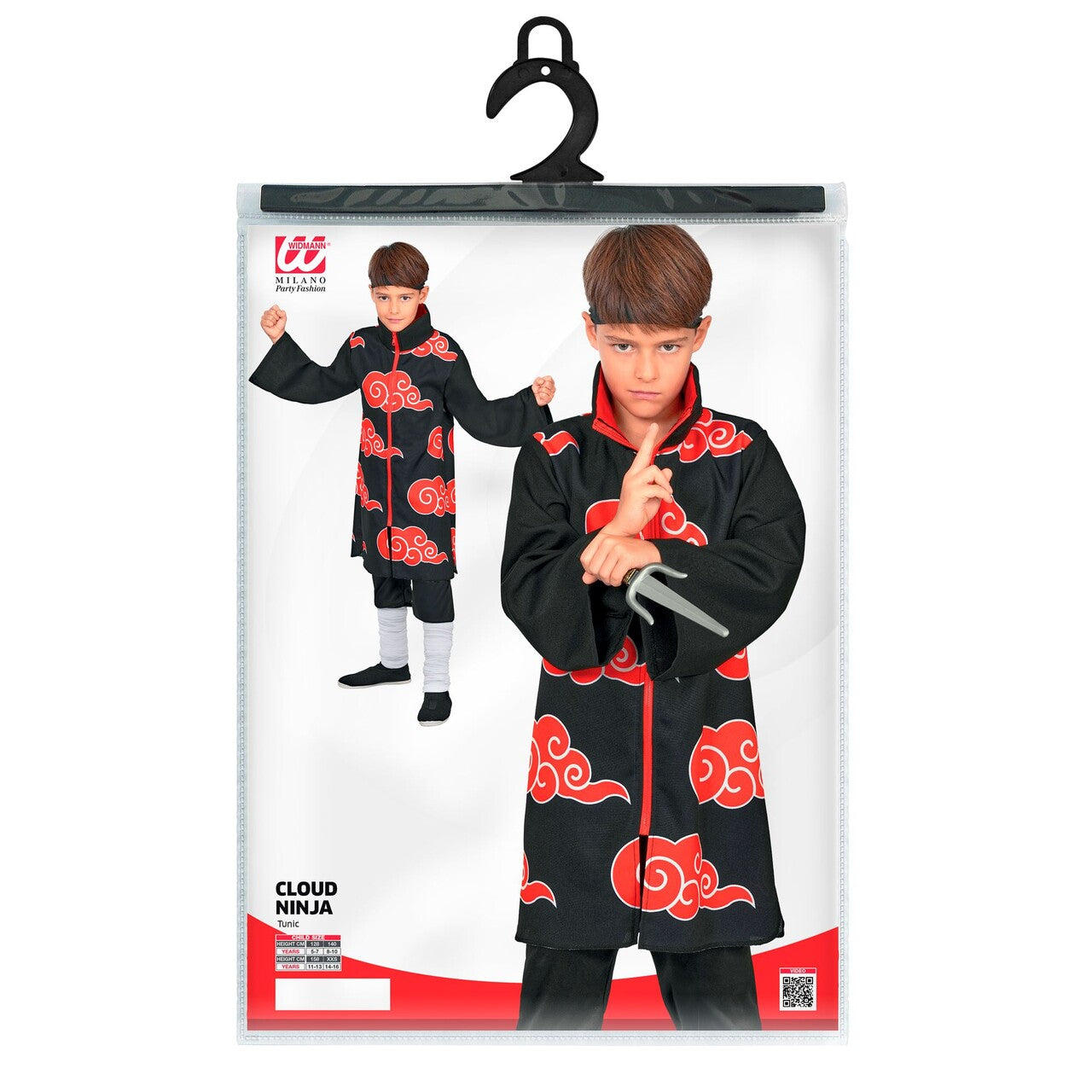 Op deze afbeelding zie je een Kostuums, van het merk Widmann. Cloud Ninja Jongen Kostuum