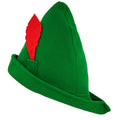 Groene Robin Hood Hoed