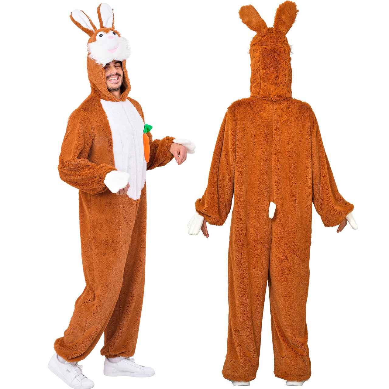 Op deze afbeelding zie je een Kostuums, van het merk Widmann. Bunny Bo Onesie Kostuum