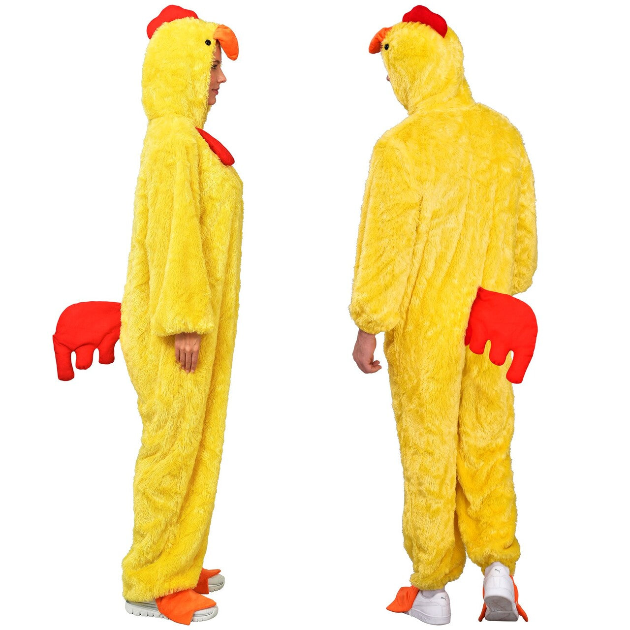 Op deze afbeelding zie je een Kostuums, van het merk Widmann. Kippetje Kaat Onesie Kostuum